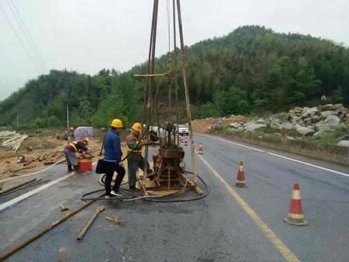 冷水江地基下沉加固